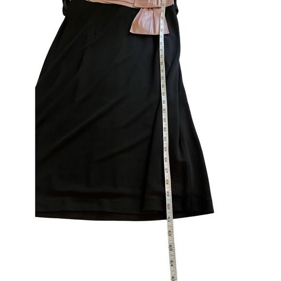 Kay Unger black sleeveless cocktail dress - 4 - Picture 5 of 8